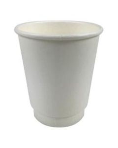 Generic Paper Cups Disposable Hot Cups With Lids, 4 Oz, White, Case Of 1,000