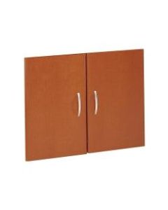Bush Business Furniture Components Half-Height 2 Door Kit, Auburn Maple, Standard Delivery