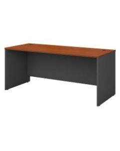 Bush Business Furniture Components Office Desk 72inW x 30inD, Auburn Maple/Graphite Gray, Standard Delivery