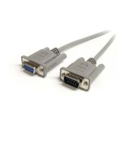 StarTech.com StarTech.com Null-Modem Serial Cable - Extend your EGA monitor cable or mouse cable by 6ft - 6ft rs232 cable - 6ft db9 cable - 6ft db9 serial cable -6ft straight through serial cable