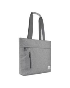 Solo New York Re:Store Tote With 15.6in Laptop Pocket, 51% Recycled, Gray