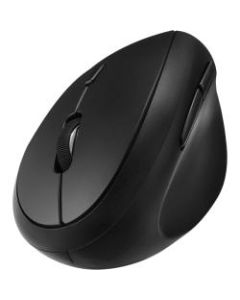 Adesso iMouse V10 - Wireless Vertical Ergonomic Mini Mouse - Optical - Wireless - Radio Frequency - 2.40 GHz - No - Black - USB - 1600 dpi - Scroll Wheel - 6 Button(s) - Right-handed Only