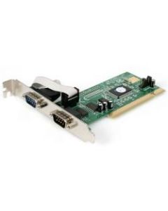StarTech.com StarTech.com Serial adapter card - PCI - serial - 2 ports - Add 2 high-speed RS-232 serial ports to your PC through a PCI expansion slot - pci serial card - pci serial adapter - pci rs232 - dual port serial card - rs232 card