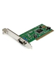 StarTech.com 1 Port PCI RS232 Serial Adapter Card - PCI1S550 - Serial adapter - PCI - RS-232 - V.24 - Add 1 high-speed RS-232 serial ports to your PC through a PCI expansion slot - Serial Adapter - RS232 Card - PCI Serial Card - PCI RS232