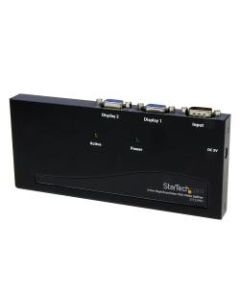 StarTech.com StarTech.com 2 Port High Resolution VGA Video Splitter - 350 MHz - Split a single high resolution VGA video signal to 2 monitors or projectors