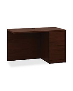 HON 10500 Series Workstation Right Return, Mahogany