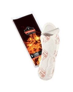 Ergodyne N-Ferno 6995 Foot Warming Packs, 3in x 10in, White, Case Of 20 Packs