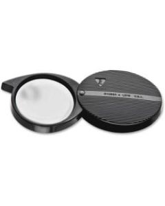 Bausch & Lomb Single-lens 4X Pocket Magnifier - Magnifying Area 1.42in Diameter - Glass Lens