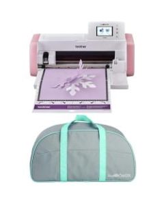Brother ScanNCut SDX85M Electronic DIY Cutting Machine With Scanner Plus Duffel Bag, Maui/Pink