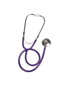 MABIS Spectrum Dual Head Lightweight Stethoscope, 30inL, Purple