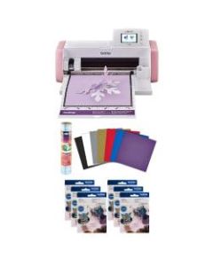 Brother ScanNCut SDX85M DIY Cutting Machine Set With Scanner, Maui/Pink