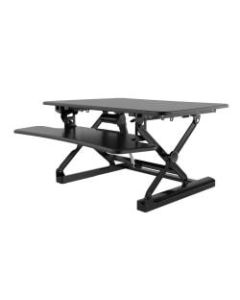 FlexiSpot EM2B 35inW Motorized Sit-Stand Desk Converter, Black
