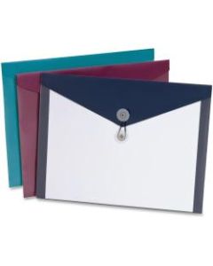 Pendaflex ViewFront Poly Envelopes, A4 Size, Assorted Colors, Pack Of 4 Envelopes