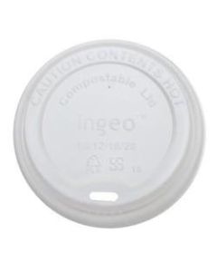 Karat Earth Dome Sipper Lids, White, Case Of 1,000 Lids