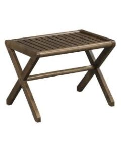 New Ridge Home Goods Abingdon Bench, Antique Chestnut