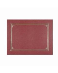 Geographics Document Covers, 9 3/4in x 12 1/2in, Burgundy, Pack Of 6