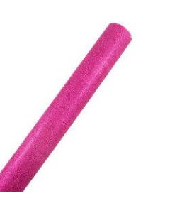 JAM Paper Wrapping Paper, 25 Sq Ft, Pink Glitter