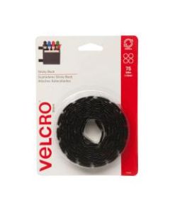 VELCRO Brand VELCRO Brand Sticky Back Tape - 60 mil Width x 0.06in Length - 50 / Pack - Black
