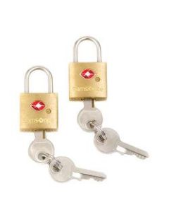 Samsonite Luggage Key Locks, Brass, Pack Of 2