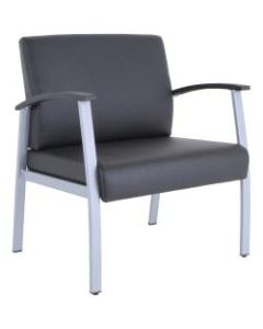 Lorell Big & Tall Healthcare Guest Chair, Black