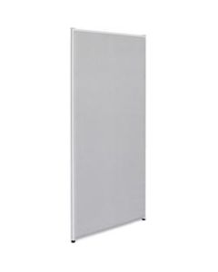 Lorell Panel System Fabric Panel, 72inH x 30inW, Gray