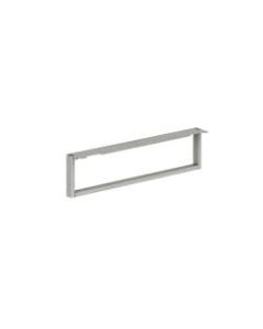 HON Voi O-Leg Support For Low Credenza And Rectangular Worksurface, Platinum Metallic