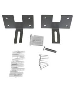 Lorell Panel System Panel Wall Bracket, 2-pack, Aluminum
