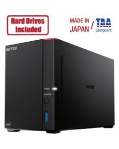 Buffalo LinkStation 720D 16TB Hard Drives Included (2 x 8TB, 2 Bay) - -  1.30 GHz - 2 x HDD Supported - 2 x HDD Installed - 16 TB Installed HDD Capacity - 2 GB RAM - Serial ATA/600 Controller