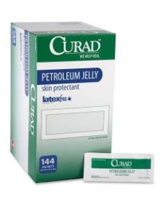 Curad Petroleum Jelly Ointment Packets - Ointment - 0.18 oz (5 g) - Tube - For Dry Skin - Moisturising, Latex-free - 144 / Box