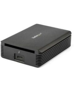 StarTech.com Thunderbolt 3 to 10GBase-T Ethernet Adapter - Multi Gigabit Network Adapter - USB Type C Connector - Thunderbolt 3 10GbE network adapter - Connects to a wired Ethernet network - Auto-negotiation support for 10Gb/s; 5Gb/s; 2.5Gb/s; 1Gb/s