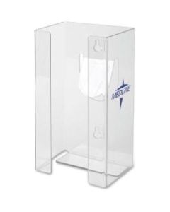 Medline Plastic Single Glove Box Holder - Horizontal, Vertical - Plexiglass - 1 / Each - Clear