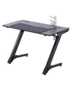 Realspace RS Gaming Venno 45inW Gaming Desk, Black