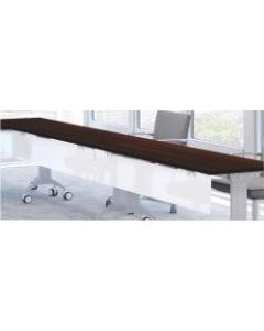 Special-T 59in Tabletop Acrylite Modesty Panel - 59in Length x 10in Height - Acrylic - Frosted White