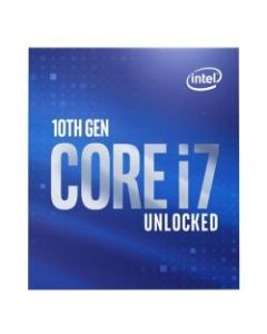 Intel Core i7 (10th Gen) i7-10700K Octa-core (8 Core) 3.80 GHz Processor - Retail Pack - 16 MB L3 Cache - 64-bit Processing - 5.10 GHz Overclocking Speed - 14 nm - Socket LGA-1200 - UHD Graphics 630 Graphics - 125 W - 16 Threads