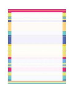 Gartner Studios Design Paper, 8 1/2in x 11in, 60 Lb, Bright Stripes, Pack Of 100 Sheets