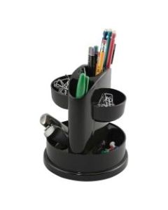 Innovative Storage Designs Desktop Organizer, 7 Compartments, Black