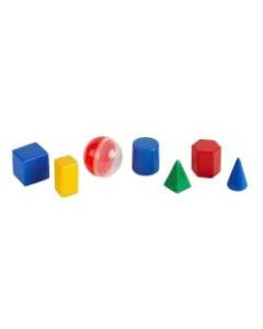 Office Depot Brand 1in Geometric Solids, Assorted Colors, Pre-K, Set Of 40 Pieces