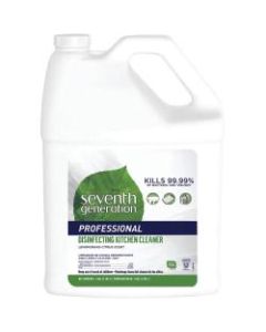 Seventh Generation Professional Disinfecting Kitchen Cleaner, Lemongrass Citrus, 1 Gallon, Carton Of 2 Bottles