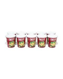 Cheez-It White Cheddar Baked Snack Cracker On-The-Cups, 2.2 Oz, Box Of 10 Cups