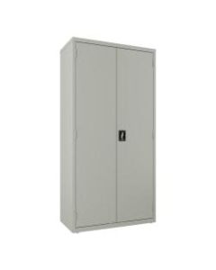 Lorell Fortress Series Steel Wardrobe Cabinet, Light Gray