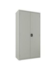 Lorell Fortress Series Steel Wardrobe Cabinet, Light Gray