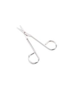 First Aid Only 4-1/2in Compact Scissors - 4.5in Overall Length - Silver - 1 Each