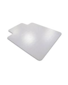 Floortex ClearTex Ultimat Polycarbonate Chair Mat For Low And Medium Pile Carpeting, Rectangular, 35inW x 47inD, Clear