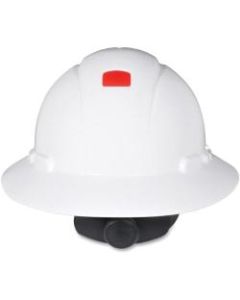 3M H-801R-UV Full Brim Hard Hat - Comfortable, Lightweight, Uvicator Technology, Adjustable Ratchet, Reflective, Ventilation, Impact Resistant - Head, Ultraviolet Protection - White - 1 Each