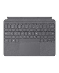 Microsoft Type Cover Keyboard/Cover Case Microsoft Surface Go 2, Surface Go Tablet - Platinum - Stain Resistant - Alcantara - 7.5in Height x 9.8in Width x 0.2in Depth