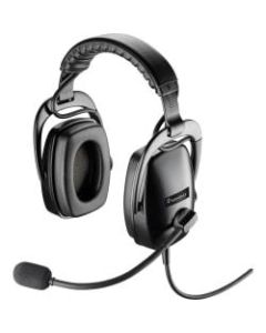 Plantronics SHR 2460-01 Headset - Stereo - Wired - Over-the-head - Binaural - Circumaural - 2.50 ft Cable - Noise Canceling