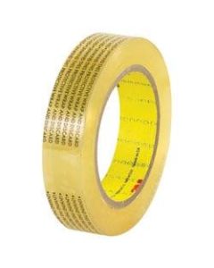3M 665 Double Sided Film Tape, 1/2in x 72 Yd., Clear, Case Of 72