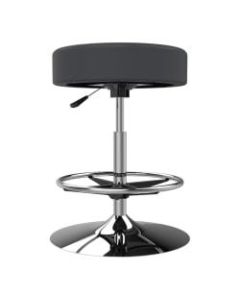 Marco Group Cushioned Swivel Stool, Charcoal Gray