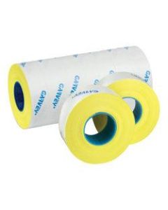 Garvey Price Marking Labels, Fluorescent Yellow, 1,200 Labels Per Roll, Pack Of 9 Rolls
