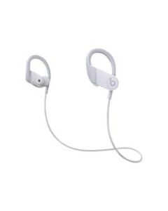 Beats Powerbeats High-Performance - Earphones with mic - in-ear - over-the-ear mount - Bluetooth - wireless - noise isolating - white - for iPad/iPhone/iPod/TV/Watch